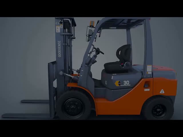 Goodsense Propane Forklift 3.5 Ton Epa Engine Lpg Gas Fuel Fork Lift 3-6 M Lifting Height Lpg Forklift Truck