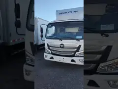 Fish Refrigerator Trucks 4 Cylinders Diesel Reefer Box Truck