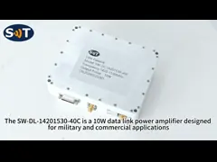 1420-1530 МГц 10 Вт Усилитель мощности для военной цепочки передачи данных обеспечивает эффективную передачу видео video