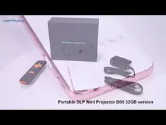 LED мини DLP Android карманный проектор для мобильных путешествий на открытом воздухе 5000MAH аккумулятор video