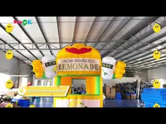 Надувная палатка для газона 4.5x3x3.8м Розовая форма автомобиля Надувная воздушная палатка Конфеты Пищевая нить video