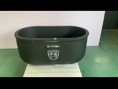 Fast Thermal Condcutivity Oval Type Crucible Metal Melting Silicon Graphite Carbide