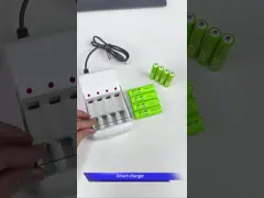 Safe Nimh Battery Charger For 1.2V AA AAA Rechargeable Batteries With Cover