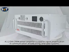 Customized 1000-2000 MHz High Power 200W RF Power Amplifier For Various Wireless Communication video