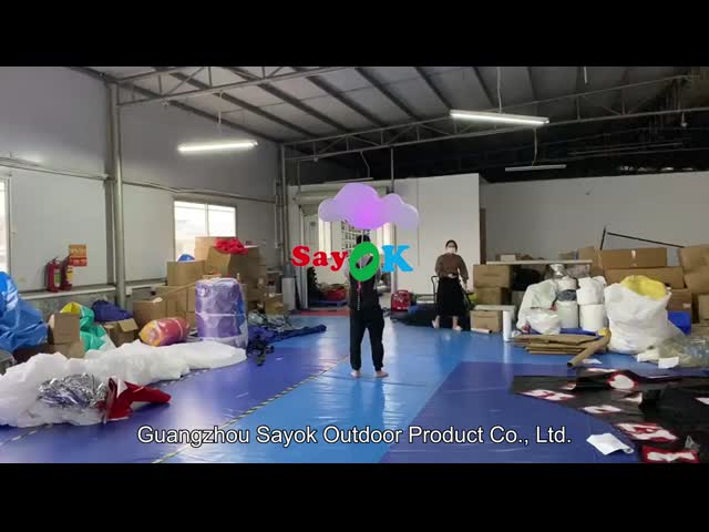 0.8m Backpack Ball Inflatable Lighting Decoration For Advertising Activity