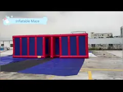 9m 27ft  Inflatable Sports Games Outdoor Obstacle Course Blow Up Maze Inflatable Games For Kids