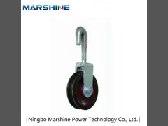 Смесица из нейлонового колеса проволока блок и крепление держать вниз проволока шкива video