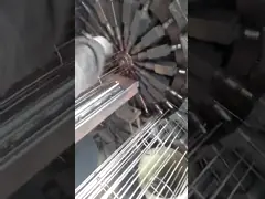 Клетка рамки цедильного мешка для сборника пыли со штуцерами трубки Venturi video