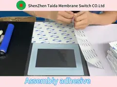 Self Adhesive Screen Printing Rubber Membrane Buttons For Medical Equipment