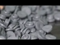 черный галогенованный бутиловый пробник для инъекций video