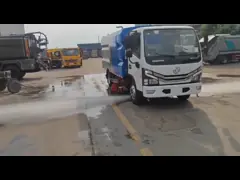 3000-литровый танковый дорожный метец с двигателем Isuzu для чистки video