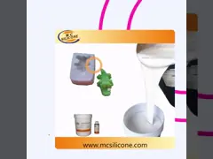 Фигуры, сформированные конденсационной отвержкой RTV2 Силиконовый каучук с отвержительным агентом C520 Белый video