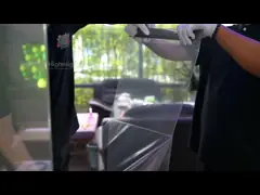 Ультратонкий прозрачный светодиодный кристаллический экран высокой яркости для торговых центров video