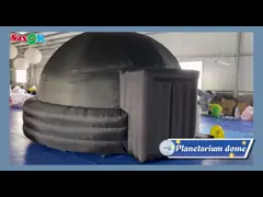 360 Dome Projection 5/6m Portable Black Inflatable Planetarium Tent
