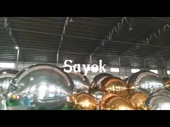 Iklan Taman 3.5m bola cermin kembung