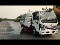 Фабрика прямая продажа 5 cbm очистный резервуар воды и 5 cbm высокого давления дорожные метлы грузовики уличные метлы video