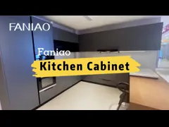 現代 白黒 カスタム キッチン キャビネット デザイン EB ボード ダイニングテーブル