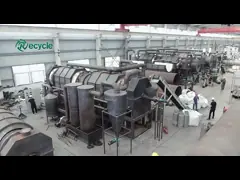 Пиролизная карбонизационная плита UBC Алюминиевые банки Машина для удаления краски 800 кг/ч-1500 кг/ч video