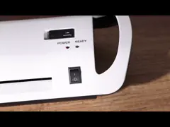 А4 Hot Pouch 2 Roll Laminator Machine для бумажных фотодокументов video