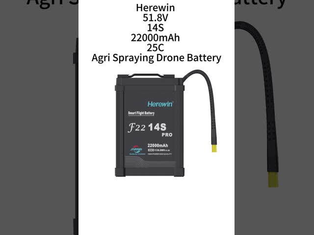 High Performance 22000mAh 25C 51.8V Smart 14s Lipo Battery With AS150U Plug For Agriculture Drone