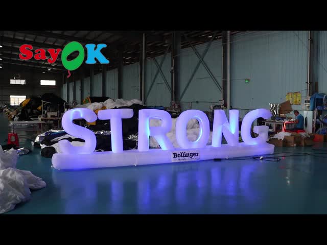 Customized Giant Inflatable Billboard Sign Balloon For Advertising Attractive Logo Display