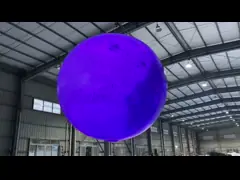 Led Lighting Huge Hanging Inflatable Eight Planets 0.25mm PVC Material