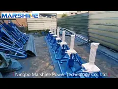 5t Heavy Duty Easily Utilized Portable Manual Hand Turned Winch For 10-50Kn Rated Load