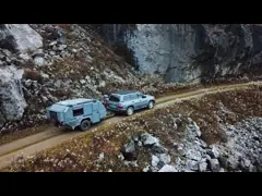 NJSTAR наземный путешественный трейлер 16 футов солнечный отключенный от сети кемпер на заказ video