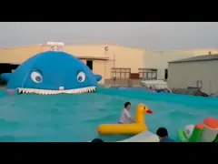 Коммерческий надувный вышибальщик надувный лунный вышибальщик дом водопровод комбо для продажи сумка настройки вечеринки набор замок Бирт video