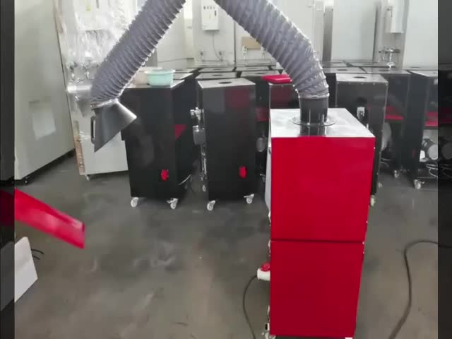 Mobile Welding Fume Extraction Unit For Welding Acidic Fume Collection Inside Filter Enough For 2 Years Use