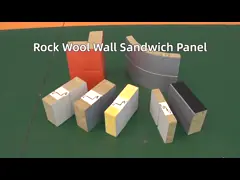 Современная доска изоляции 64kg/M3 панели сэндвича пены стеклоткани video