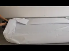 Bedside Shower Bath Kit And Medical Inflatable Adult Water Bag Bath Tub Set