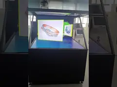 180° просмотр 3D голографический рекламный дисплей Витрина 84 дюйма video