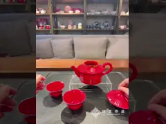 Готовы к отправке на складе Подавайте свои напитки со стилем с нашим красочным керамическим чайным кофейным набором, как показано на фотографии video