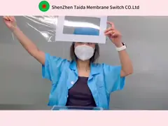 High Effective LED Flexibility Membrane Panel Switch With 3M Rear Adhesive