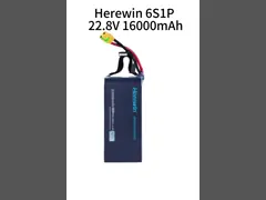 Herewin 6S1P 25C Lipo Drone Battery Pack 16000mAh 22.8V 2C 1.96KG