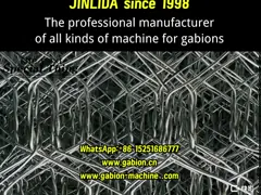 Сверхмощное Габион делая предохранитель шоссе размера сетки машины 80мм кс100мм video