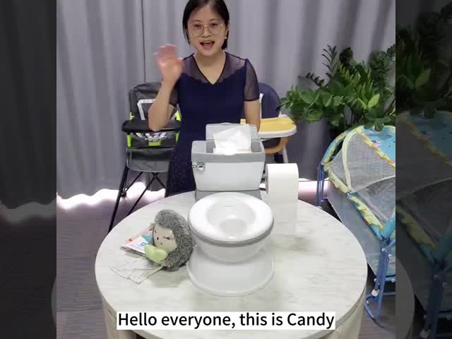 色とりどりのベビーポットトレーニング ユニセックス 幼児ポットメーカー 8ヶ月~4歳 ビデオ