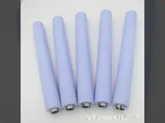 Многоразовый антистатический липкий силиконовый ролик в синем/белом цвете для различных липких применений video