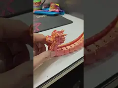 Strong Toughness PLA Filament for 3D Printer Silk Red Gold 3d Printing Filament video