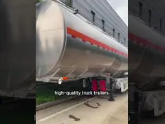 3axle Aluminum Alloy Fuel Tank Semi-trailer New Oil Tank Truck Trailer