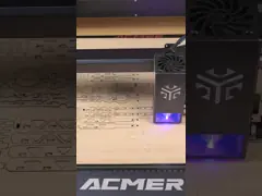 30000 мм/мин Лазерная режущая машина для дерева 20 Вт 33 Вт Режущая машина для резки дерева video