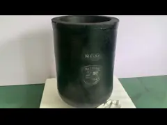 Carborundum Graphite Induction Furnace Crucible Cylindrical Straight Barrel Crucible