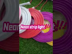 Красный 6 X 12 мм IP65 Односветочный неонный свет DC 12V Flex LED светодиодные ленточные огни Неон для оформления вывесок video