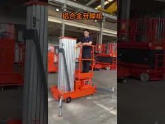 high Efficiency All Electric Vertical Mast Lifts Streamlined Maintenance