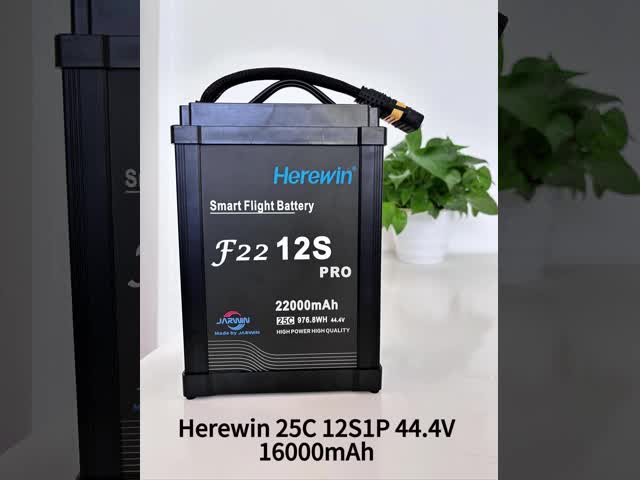 44.4V Drone Lithium Battery 16Ah With Built In BMS Cell Lithium Ion Battery
