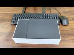 DDR5 Home Office Mini PC With Fan Dual LAN 4 Screen Display 2 M.2 SSD Desktop