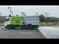 16 чбм Dongfeng 190hp Eu 3 до Eu 5 двигатель высокого давления дорожный реактивный грузовик для очистки улиц video