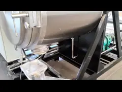 SUS316L Disc Vacuum Paddle Dryer For Sludge And Manure video