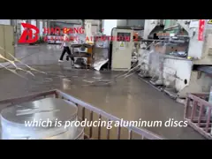 Горячая продажа 0,8 мм Алюминиевые круги 1100 Для освещения / крышки лампы / декорации с первоклассным качеством video